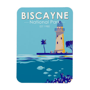 Biscayne National Park Boca Chita Key Vintage Magnet