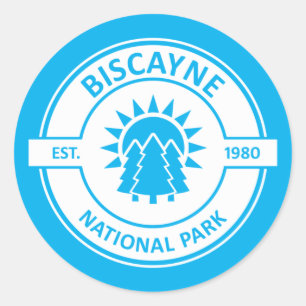 Biscayne National Park Classic Round Sticker