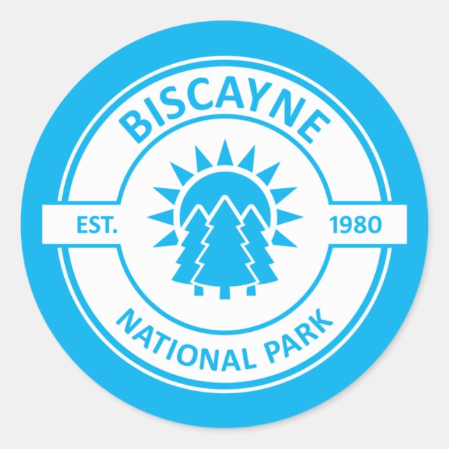 Biscayne National Park Classic Round Sticker (Front)