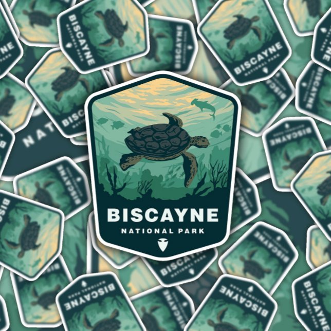 Biscayne National Park Florida | Die-Cut Sticker (Creator Uploaded)