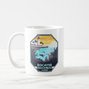Biscayne National Park Florida Emblem Coffee Mug