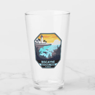 Biscayne National Park Florida Emblem Glass