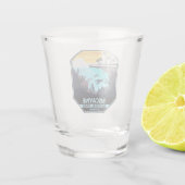 Biscayne National Park Florida Emblem Shot Glass (Back)
