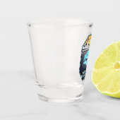 Biscayne National Park Florida Emblem Shot Glass (Left)