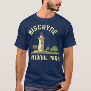 Biscayne National Park Florida Minimalist Retro Gr T-Shirt