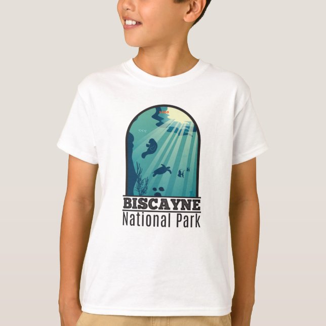 Biscayne National Park Florida Underwater Maritime T-Shirt (Front)