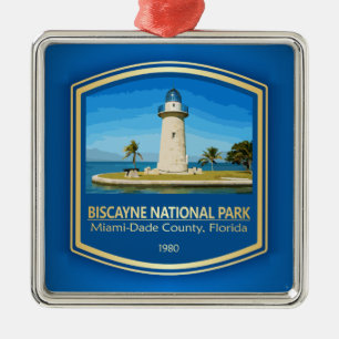 Biscayne National Park (PF) Metal Tree Decoration