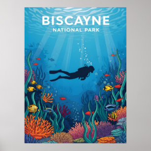 Biscayne national park poster