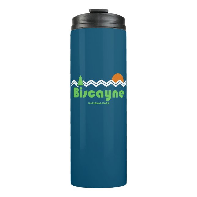 Biscayne National Park Retro Thermal Tumbler (Front)
