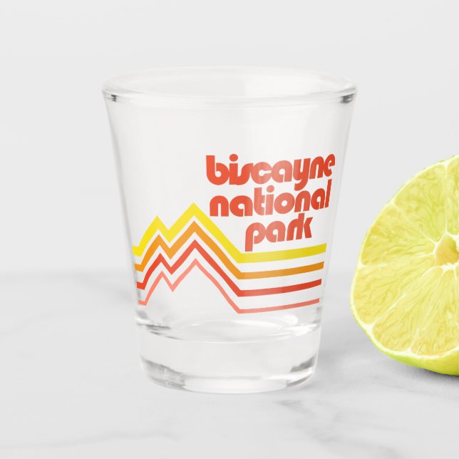 Biscayne National Park Shot Glass (Front)
