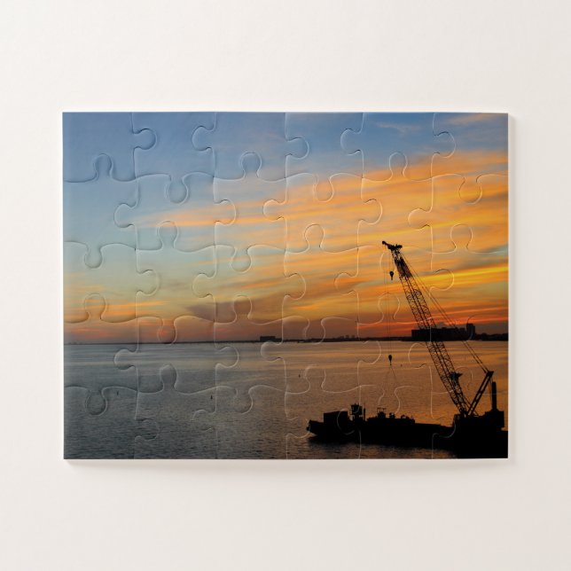 Biscayne sunset 30-pc jigsaw puzzle (Horizontal)