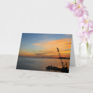 Biscayne sunset card