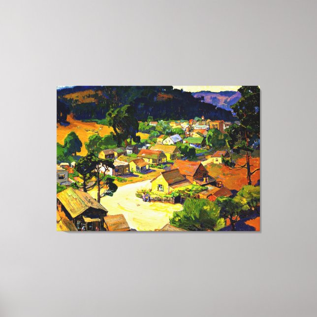 Bischoff - Cambria, a Peaceful California Village Canvas Print (Front)