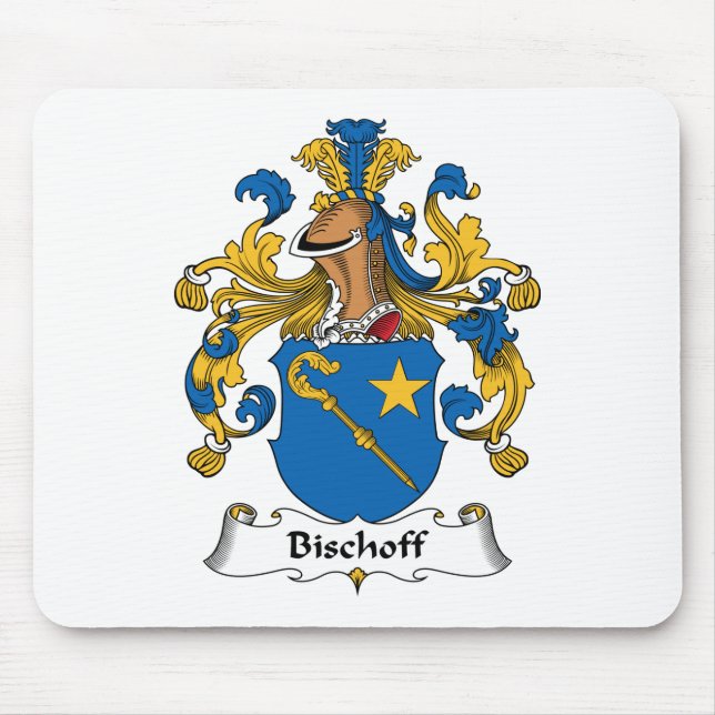 Bischoff Family Crest Mouse Mat (Front)