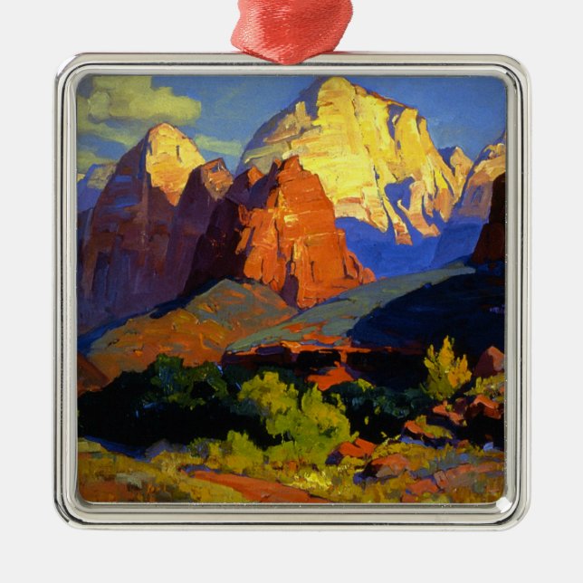 Bischoff - Zion Park Metal Tree Decoration (Front)