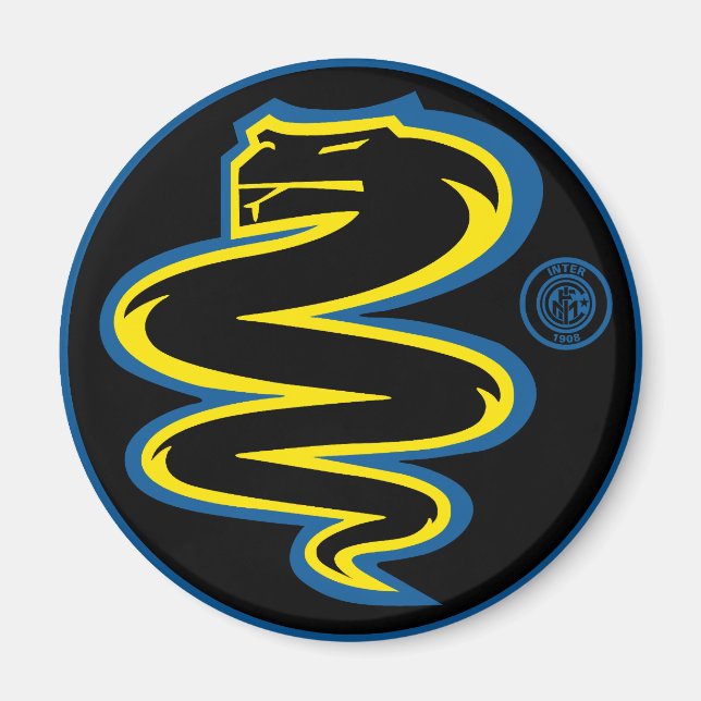 Biscione Inter - black magnet (Front)