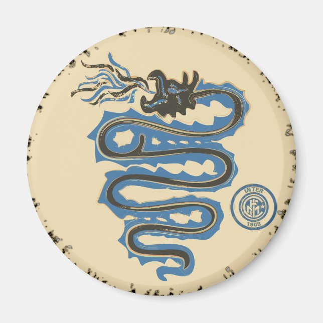 Biscione Nerazzurro Inter (Dragon) Magnet (Front)