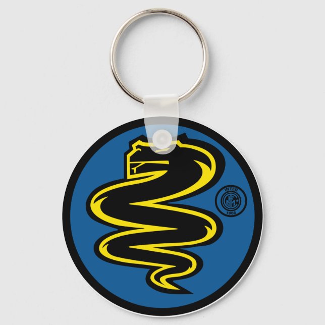 Biscione Nerazzurro Key Ring (Front)