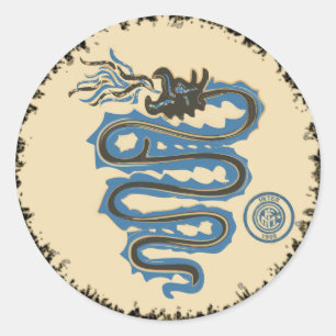 Biscione Nerazzurro, old snake sticker