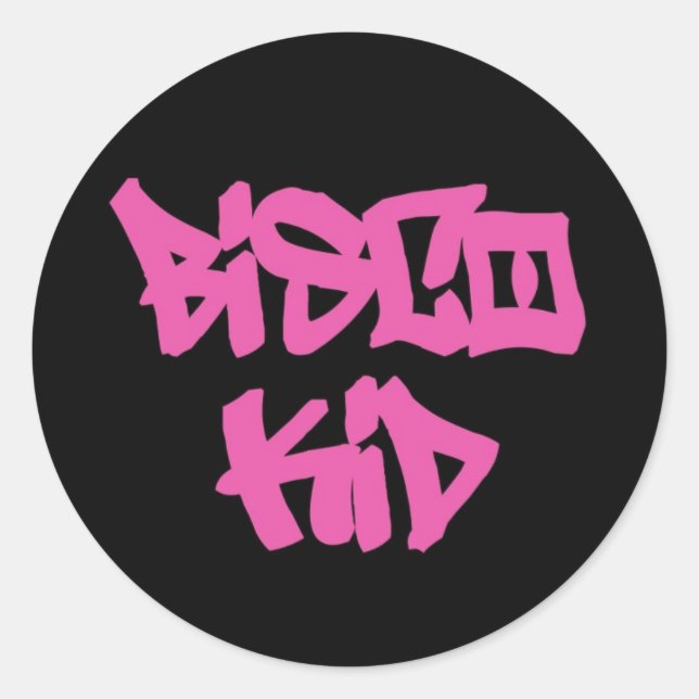 Bisco Kid 1 Round Sticker 08 (Sheet of 6) (Front)