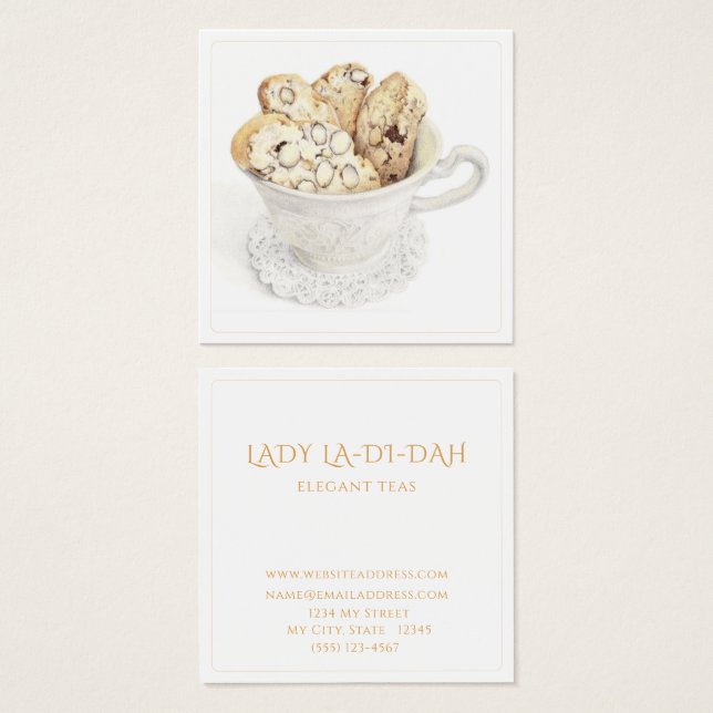 BISCOTTI Business / Calling Card  (Front & Back)
