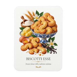 Biscotti Esse – Vintage Italian Dessert Magnet