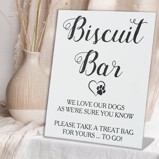 Biscuit Bar Pet Dog Treat Wedding Favour Sign (Creator Uploaded)