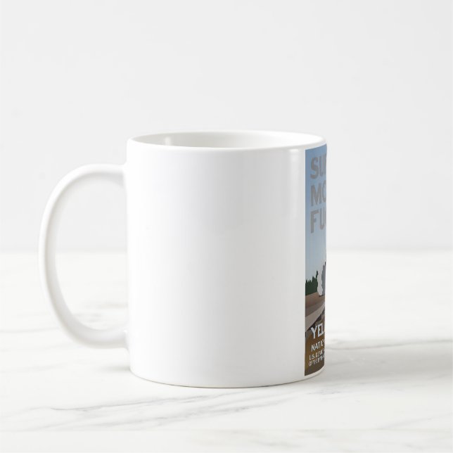 Biscuit Basin Surprise - Yellowstone National Park Coffee Mug (Left)
