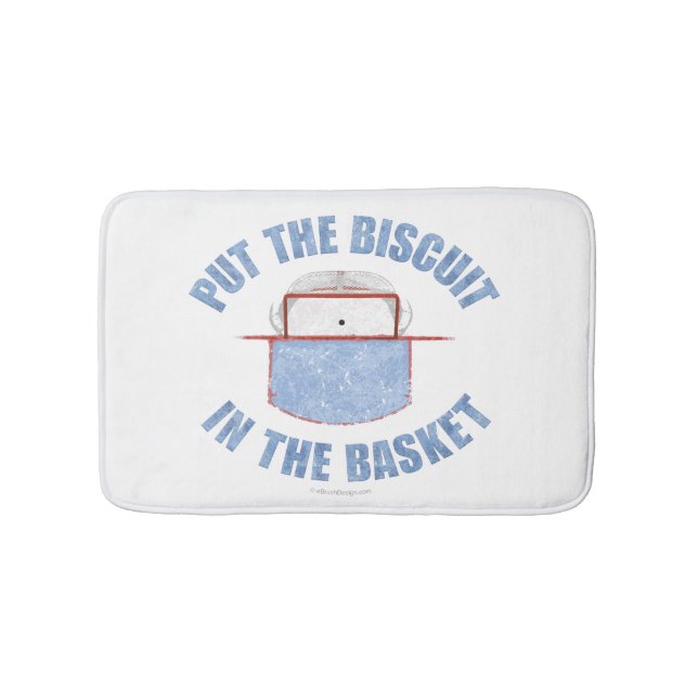 Biscuit Basket (Hockey) Bath Mat (Front)