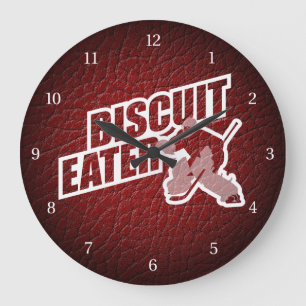 Biscuit Eater (Hockey Goalie) Large Clock