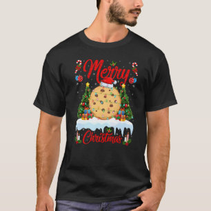 Biscuit Lights Xmas Tree Santa Biscuit Christmas T-Shirt