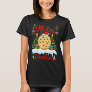 Biscuit Lights Xmas Tree Santa Biscuit Christmas T-Shirt
