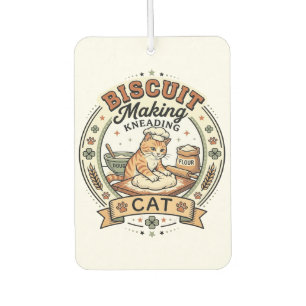 Biscuit Making Kneading Cat Biscuit Making Kneadin Car Air Freshener
