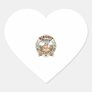 Biscuit Making Kneading Cat Biscuit Making Kneadin Heart Sticker