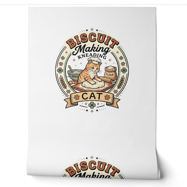 Biscuit Making Kneading Cat Biscuit Making Kneadin Wallpaper (Unrolling)