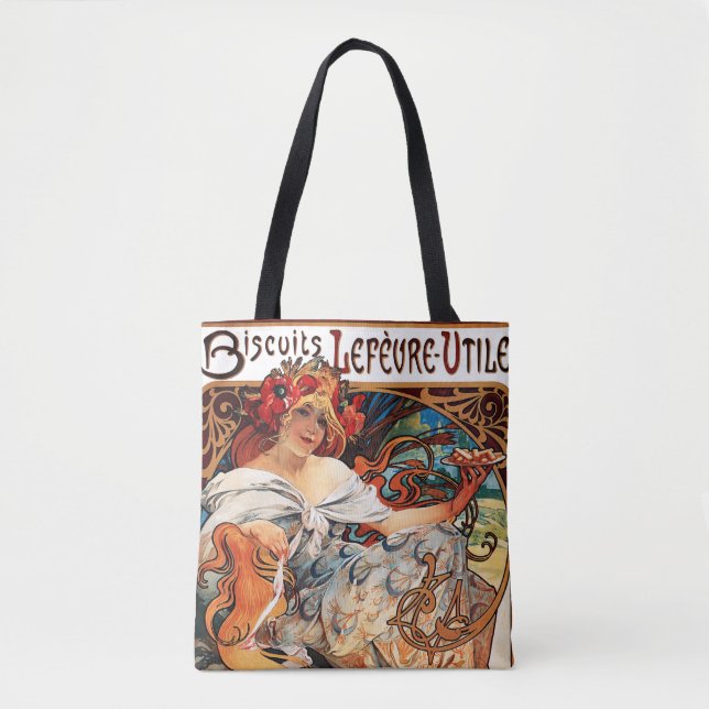 Biscuit, Mucha Tote Bag (Front)