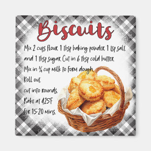 Biscuit recipe magnet