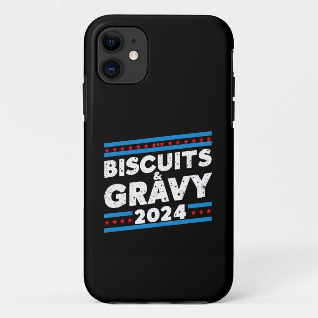 Biscuits and Gravy 2024 Presidential Election Case-Mate iPhone Case (Back)