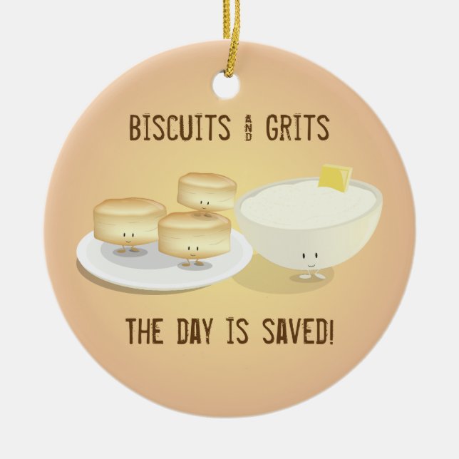 Biscuits and Grits | Ornament (Front)
