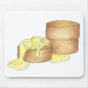 Biscuits and Sausage Gravy Southern Breakfast Food Mouse Mat