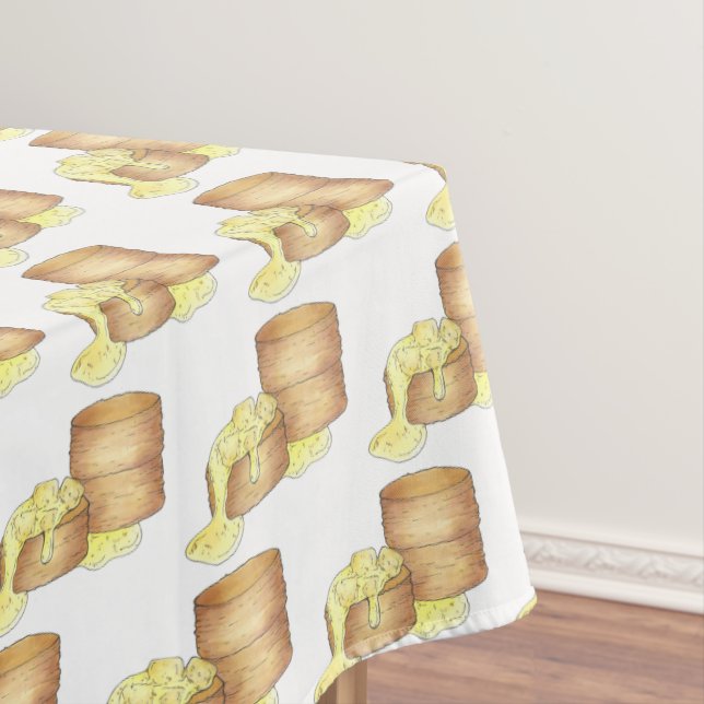 Biscuits and Sausage Gravy Southern Breakfast Food Tablecloth (In Situ)