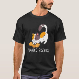 Biscuits Baking Cat Pastry Confectioner Cats T-Shirt