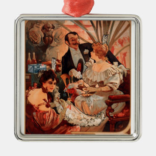 Biscuits Champagne-Lefevre-Utile Metal Tree Decoration