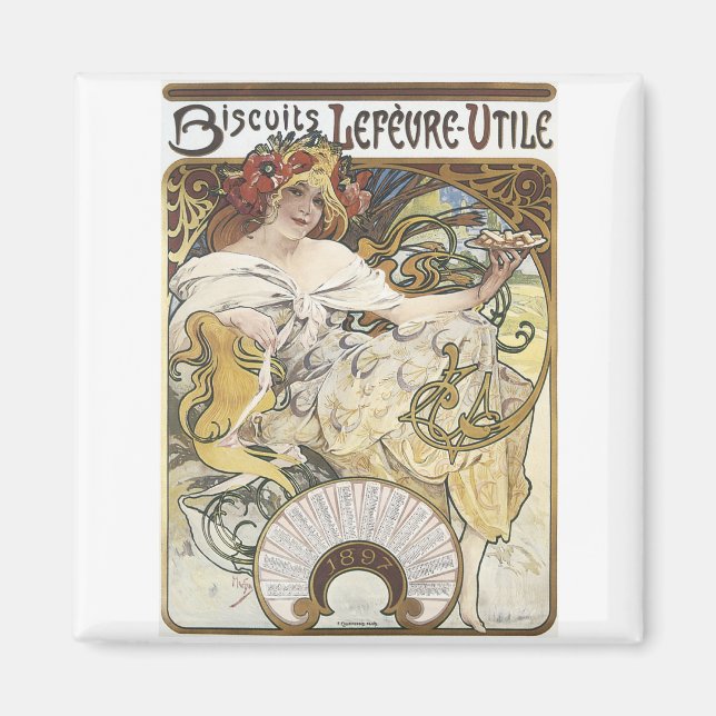 Biscuits Lefeure-1897 Magnet (Front)