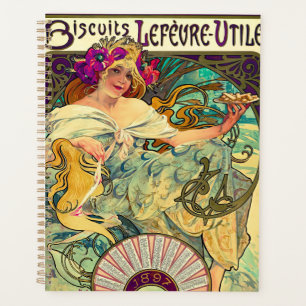 Biscuits Lefevre-Utile by Alphonse Mucha (1896) Planner