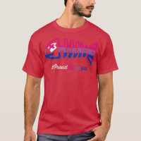 Biseual Pride Fish Skeleton Funny LGBTQ Biseuality