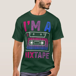 Biseual Pride Flag Mitape Men Women Gay Lesbian LG T-Shirt