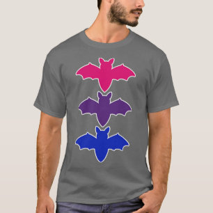 Bisexual Bats LGBTQ Halloween T-Shirt