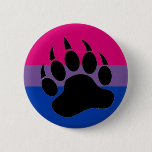 Bisexual Bear Pride 6 Cm Round Badge