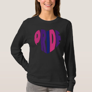 Bisexual Bi Pride Flag Heart Pride 1 T-Shirt